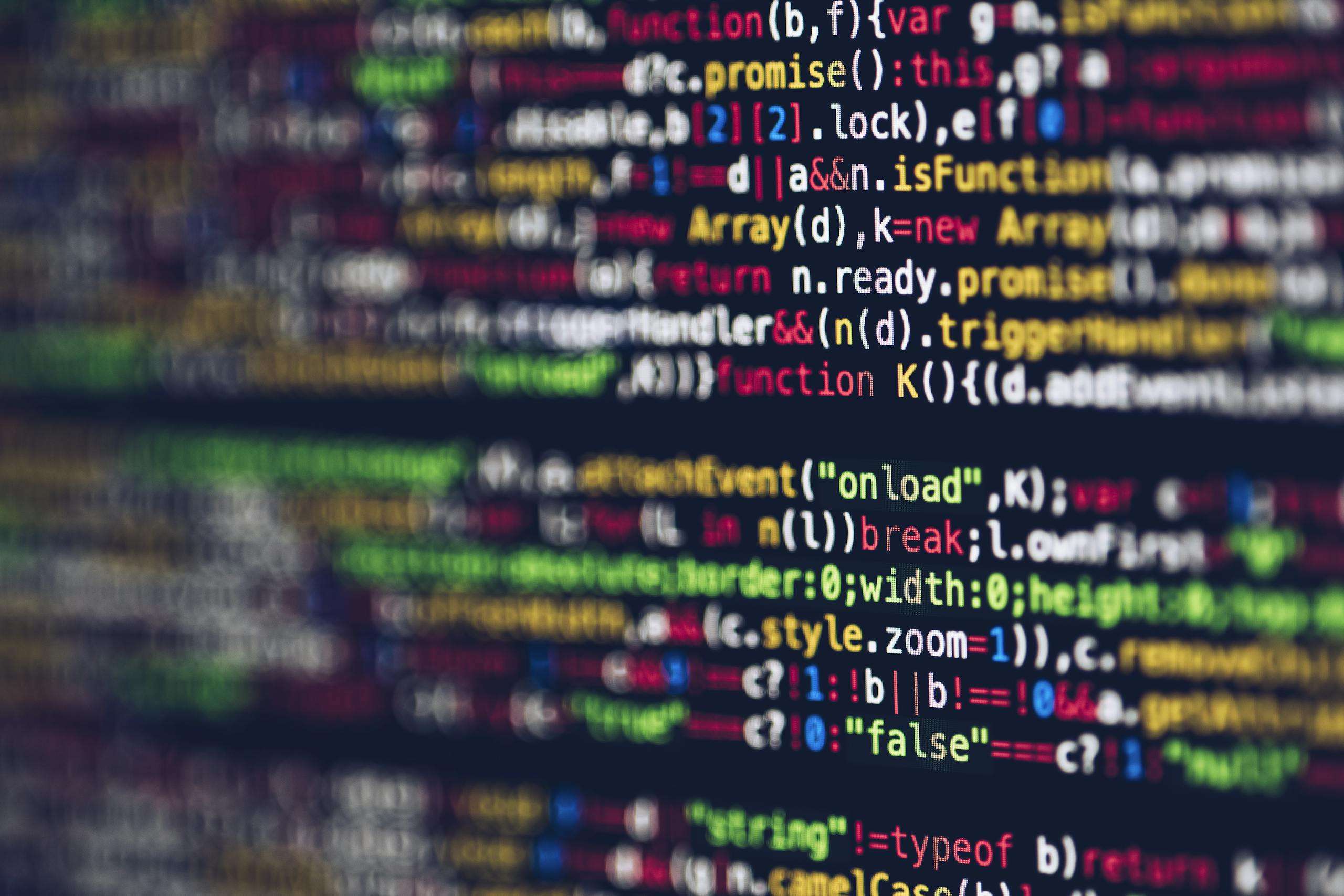 Illustration de code et de données pour le pôle Handi Data