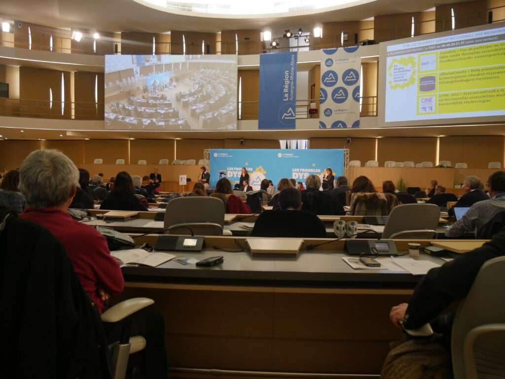 Réunion sur la politique publique handicap au Conseil Régional Auvergne-Rhône-Alpes